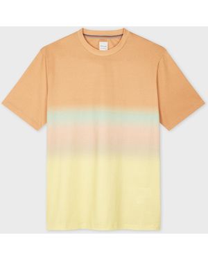 Paul Smith Gradient Stripe T-Shirt - Yellow
