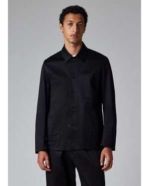 Paul Smith Cotton-Twill Chore Jacket - Gray