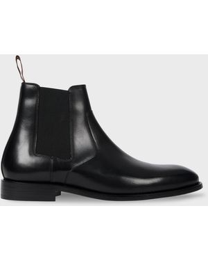 Paul Smith Leather 'Lawson' Boots - Black