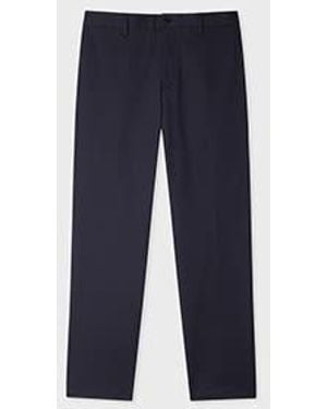 Paul Smith Stretch-Cotton Twill Chinos - Blue