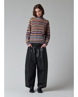 Paul Smith 'Signature Stripe' Cashmere Roll Neck Sweater - Gray