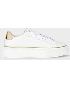Paul Smith Leather 'Guppy' Platform Sneakers - White