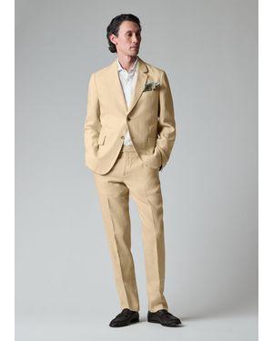 Paul Smith Ecru Linen Buggy-Lined Blazer - White