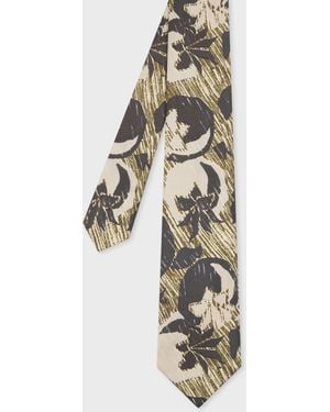 Paul Smith And Khaki 'Vintage Fruit' Tie - White