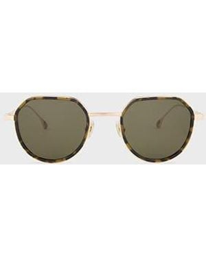 Paul Smith Khaki Havana 'Pinnell' Sunglasses - Multicolor