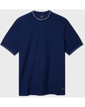 Paul Smith Cotton Pique T-Shirt - Blue
