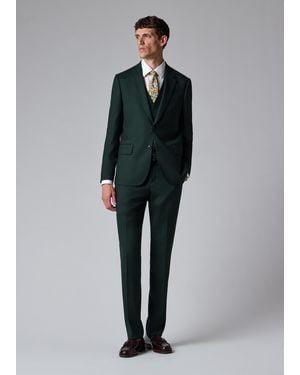 Paul Smith Dark Wool 'A Suit To Travel In' Waistcoat - Gray