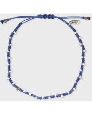 Paul Smith Cord Bead Bracelet - White