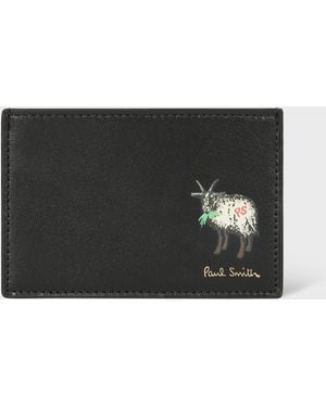Paul Smith 'Year Of The Goat' Card Holder - Black