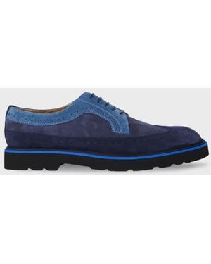 Paul Smith Suede 'Count' Brogues - Blue