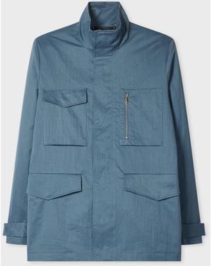 Paul Smith Light Peached Nylon-Blend Field Jacket - Blue