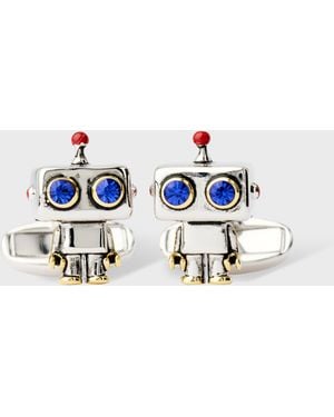 Paul Smith Robot Cufflinks - Blue