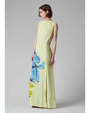 Paul Smith Lemon 'Daisy' Placement Print Dress - Yellow