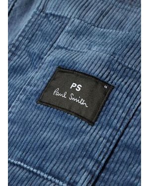 Paul Smith Corduroy Utility Jacket - Blue
