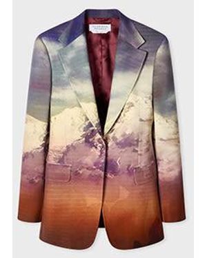 Paul Smith + Gabriela Hearst Orren Mountain Print Blazer - Pink