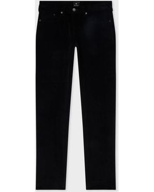 Paul Smith Tapered-Fit Corduroy Pants - Black