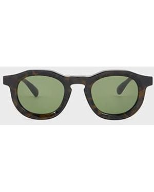 Paul Smith Khaki Havana 'Pedley' Sunglasses - Green