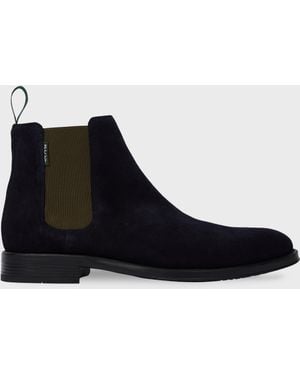 Paul Smith Suede 'Augustus' Boots - Black