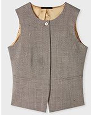 Paul Smith Unlined Flecked Wool-Viscose Blazer - Gray