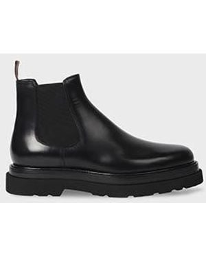 Paul Smith Leather 'Beard' Boots - Black