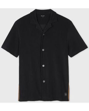 Paul Smith Towelling Lounge Shirt - Black