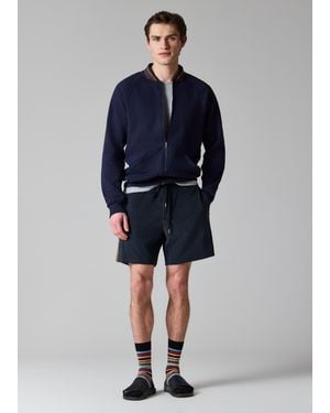 Paul Smith Towelling Lounge Shorts - Blue