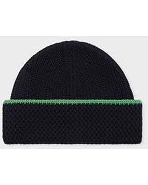 Paul Smith Cotton Beanie - Blue