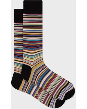 Paul Smith Silk-Blend Socks - White