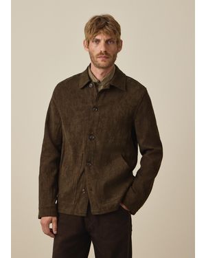 Paul Smith Cotton-Blend Jacquard Work Jacket - Brown