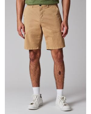 Paul Smith Organic Cotton-Twill Shorts - Natural