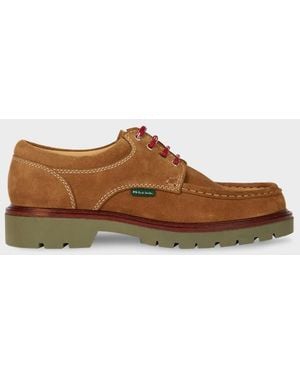 Paul Smith Tan Suede 'Rooster' Shoes - Brown
