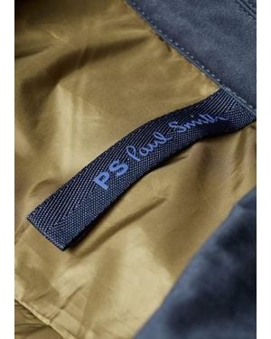 Paul Smith Cotton-Blend Padded Overshirt - Blue