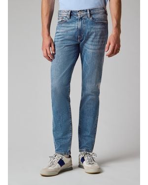 Paul Smith Slim Tapered-Fit Mid-Wash Stretch' Jeans - Blue