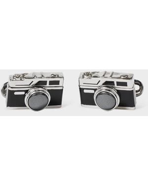 Paul Smith 'Camera' Cufflinks - Metallic