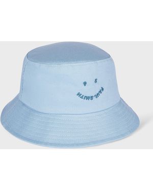 Paul Smith Sky 'Happy' Bucket Hat - Blue
