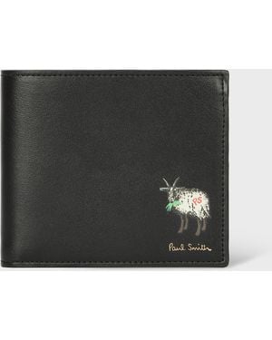 Paul Smith 'Year Of The Goat' Billfold Wallet - Black