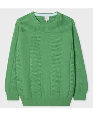 Paul Smith Cotton Fisherman Sweater - Green