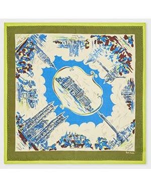 Paul Smith 'London' Print Cotton Bandana - Metallic
