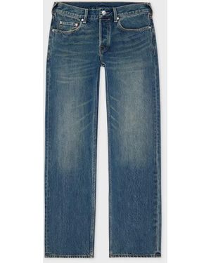 Paul Smith Straight-Fit Vintage-Wash Jeans - Blue