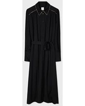Paul Smith 'Swirl' Shirt Dress - Black