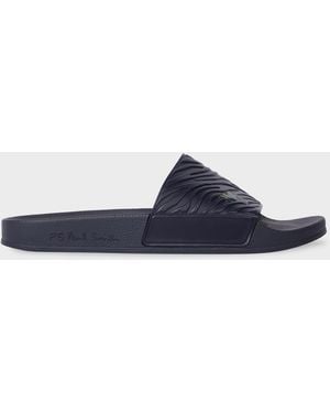 Paul Smith Zebra 'Zed' Slides - Blue