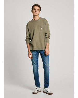 Pepe Jeans Jeans Skinny Fit Low Waist - Natur