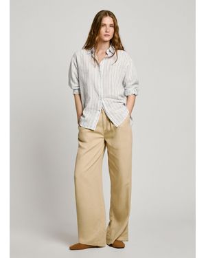 Pepe Jeans Chinohose Weites Bein - Mehrfarbig