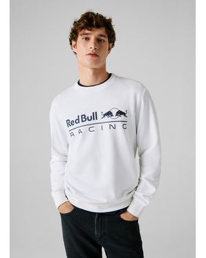 Pepe Jeans Sudadera cuello redondo fit regular - Blanco