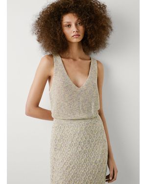 Pepe Jeans Top cuello pico sin mangas - Neutro