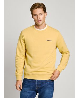 Pepe Jeans Pullover Rundausschnitt Regular Fit - Gelb