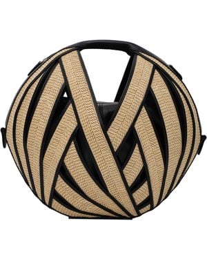 PERRIN Paris Le Panier Raffia - Blue