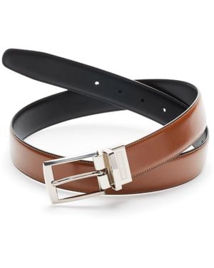 Perry Ellis Portfolio Amigo Reversible Leather Belt - Black