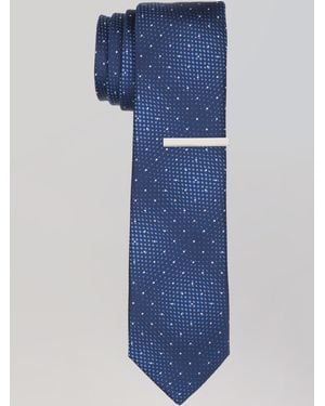 Perry Ellis Bestor Dot Tie - Blue