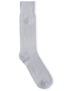 Perry Ellis Bamboo Logo Socks - Gray